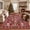 Red, variant on Memoryfield Christmas Park Theme Runner Rug 2' x 6', Washable Non-Slip Low Pile Carpet for Entryway, Bedroom, Green