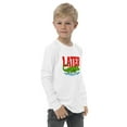thumbnail image 3 of Later Gator Youth Long Sleeve Graphic T-Shirt – Fun Cotton Casual Tee (White, M), 3 of 3