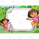 thumbnail image 3 of Fondo de fotografía de fiesta de Dora Explorer para niños, Fondo de fiesta de cumpleaños, bosque verde, mono, madera, pancarta de fotos, accesorios de decoración, 3 of 4