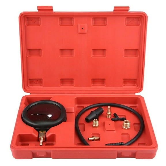 FOR Car Engine Vacuum Fuel &Vacuum Tester Gauge Carburetor Pressure Diagnostics Leakage Tester