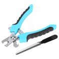 thumbnail image 4 of Pets Nail Trimmer, Comfortable Hand Feeling Pet Nail Clipper Set Easy To Use Pet Claw Trimmer Non-Slip Grooves Design With Fixed Lock For Trimming Pet Nails, 4 of 8