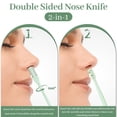 thumbnail image 2 of Cortador nasal 2 en 1 para eliminar vello nasal Wrusuh, paquete de 5, 2 of 7