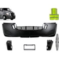 thumbnail image 2 of Kozak Semi Truck Compatible with Freightliner Cascadia 2018+ Complete Plastic Bumper w/Out Fog Lamp Holes w/ Mounting Brackets, 2 of 8