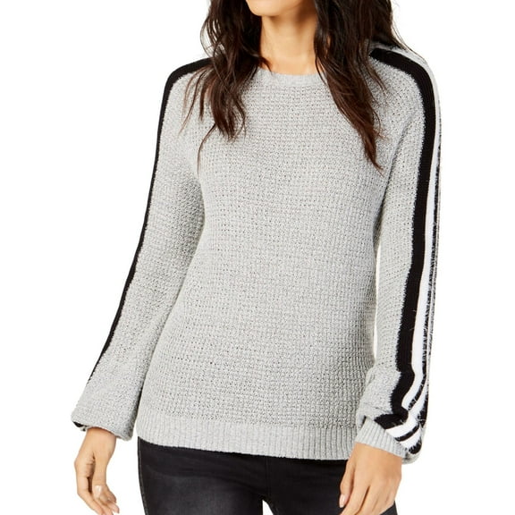 I.N.C Womens Eyelash Pullover Sweater, Grey, XX-Large
