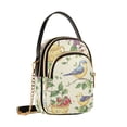 thumbnail image 7 of FORMRS Crossbody Bag for Women Quilted Travel Shoulder Cell Phone Purse with Chain Strap Handbag, Birds with Strawberries, 7 of 7