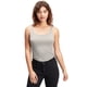 thumbnail image 1 of Camiseta sin mangas GAP Favorite para mujer, color gris jaspeado, talla XL, 1 of 3