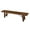 Medium Brown, variant on Sunny Designs Tuscany 18" Farmhouse Mahogany Wood Bench in Medium Brown