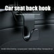thumbnail image 1 of Ganchos para asiento de coche, 4 piezas, reposacabezas para asiento de coche, ganchos para reposacabezas de asiento de coche, colgador para asiento trasero, estética elegante, 1 of 8