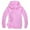 Pink, variant on Hoodie Black Hooded Long Sleeve Zip Up Tops Fall Winter Clothes 4-5 Years Boy Clothes