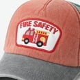 thumbnail image 6 of CAUYDY 4T 5T 6T Kid Boys Summer Hat Fire Truck Water Washable Baseball Cap With Patchwork Embroidery Color Blocking Cartoon Childrens Cap (Sizes 3-8 Years,L04-Green), 6 of 7
