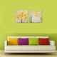 thumbnail image 2 of Lienzo arte de pared 2 uds flores amarillas UHUSE decoración del hogar, 2 of 9