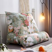 Medium/Large Size Wedge Shaped Reading and TV Pillow with Adjustable Neck Pillow, 17.7*19.7*8.7inch/23.6*19.7*8.7inch