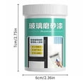 thumbnail image 3 of Repair Adhesive Compound Water Based Transparent Frosted Glass Paint Quick Drying Glass Frosted Paint Household Privacy Water Based Frosted Paint For Glass(100G) Patch Glue, Fixing Adhesive, Epoxy Re, 3 of 9