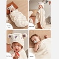 thumbnail image 2 of Ounissouiy Albornoz para niños, baño de playa, ducha, Toalla de baño seca para niños, vestido decorativo, Unisex, y cómoda, 105x105cm Juegos de accesorios de baño Ounissouiy HA067428-00, 2 of 6