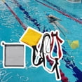 thumbnail image 1 of Entrenamiento de resistencia a la natación Conjunto de paracaídas de de natación ajustable con bolsa de almacenamiento Amarillo y pequeño, 1 of 8