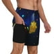 thumbnail image 2 of Fotbe Solar System Traje de Baño para Hombre – Shorts de Natación de Secado Rápido con Forro y Bolsillos-Small, 2 of 6