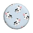 thumbnail image 2 of Balery Cute Farm Cowtire Cover Waterproof Dust-Proof, Universal Spare Wheel Tire Cover For Trailer, Rv, Suv Truck And Vehicle Camper Accessories-17 Inch, 2 of 9