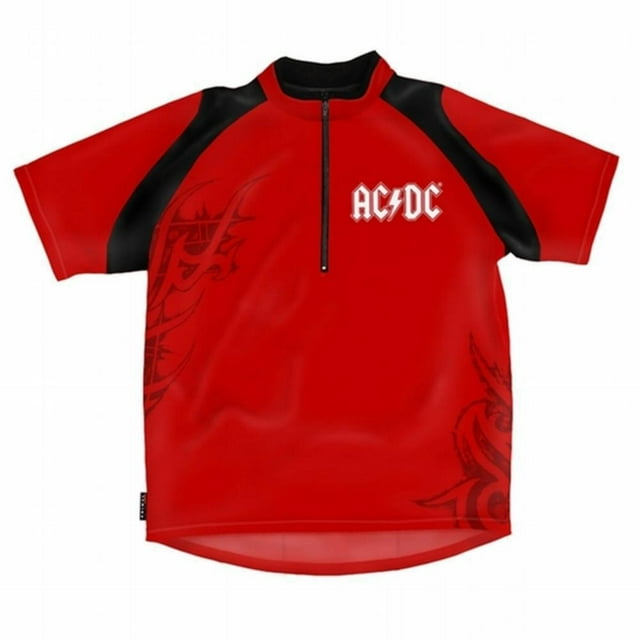 AC/DC - Logo Maillot de Cyclisme Coupe Ample - Petit