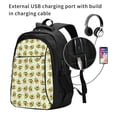 thumbnail image 2 of Balery Avocado Doing Sport Print USB Charging Backpack for Men and Women - Water-Resistant, Anti-Theft Laptop Backpack with USB Port for Travel, Work, School, and College, 2 of 7