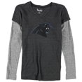 thumbnail image 1 of Touch Womens Carolina Panthers Graphic T-Shirt, Grey, X-Small, 1 of 2