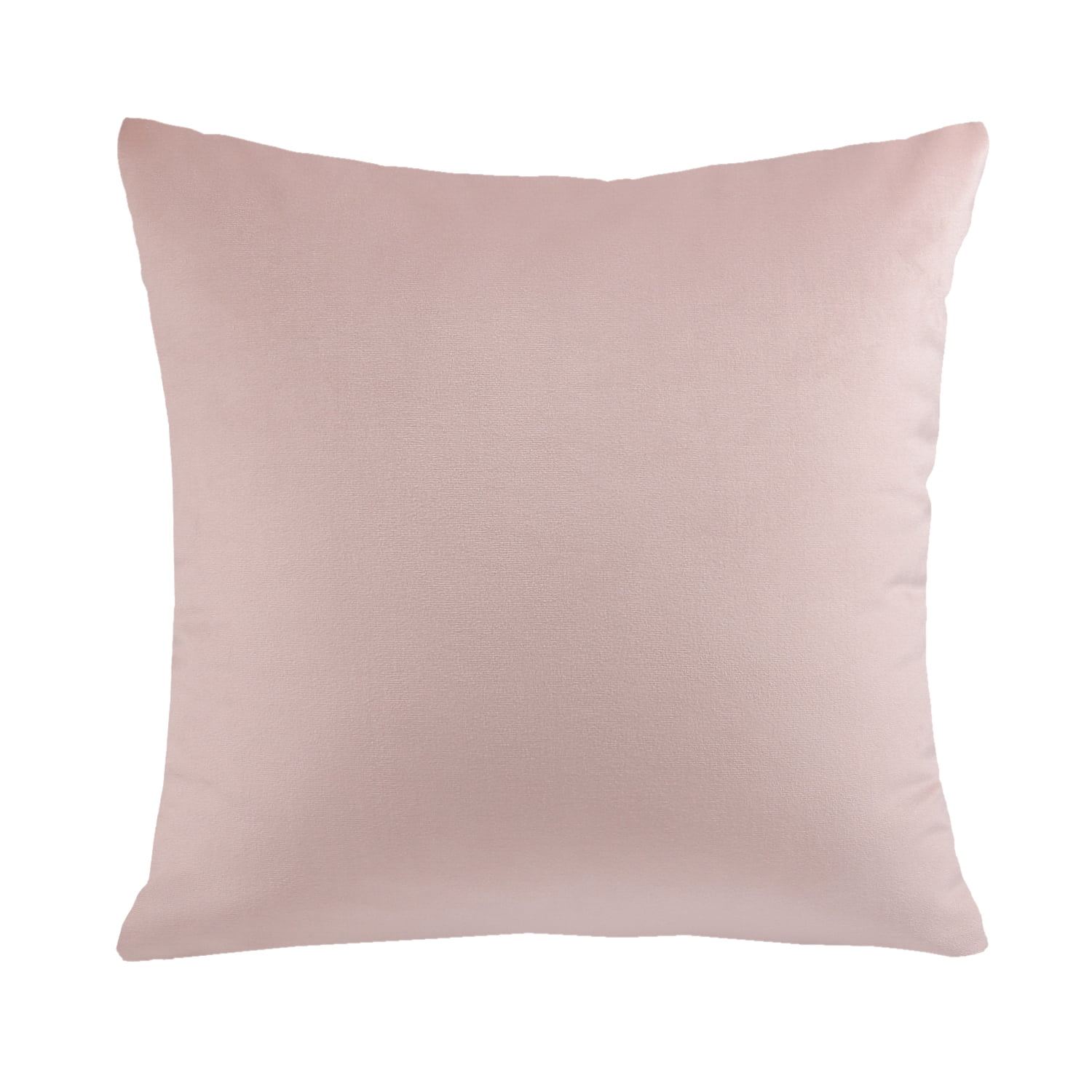 Phantoscope Designer's Choice Decorative Throw Pillow Bundle Set, Light Pink Gradient Silky Velvet Series Covers with inserts, 20" x 20", 4 Pack