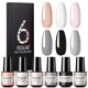 thumbnail image 1 of ROSALIND 7ML 4/6 Uds. Juego de esmaltes de uñas en Gel, juegos de uñas con purpurina para manicura, juego de esmaltes de uñas semipermanentes UV coloridos para Maincure Tan Jianjun unisex, 1 of 2