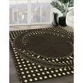 thumbnail image 3 of Ahgly Company Machine Washable Indoor Rectangle Transitional Night Black Area Rugs, 4' x 6', 3 of 7