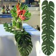 thumbnail image 1 of 12 hojas de palmeras tropicales de imitación para decoraciones de fiesta de la jungla con temática hawaiana, 1 of 2