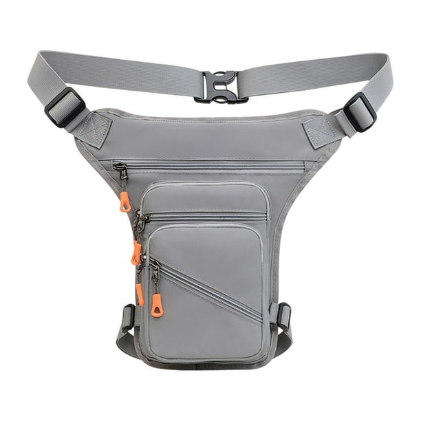 Rinonera para hombre decoracion de bolso de cadera impermeable artesanal bolsa de mensajero bolsa de pierna rinonera deportiva para viajar cicl Gris Walmart en linea