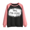 thumbnail image 5 of 2023 Chandail en Molleton de Mode pour Femmes 50 % de Rabais Liquidation T-shirt Imprimé Manches Longues Blouse Col Rond Hauts Décontractés Chandail en Molleton, 5 of 5