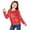 Red, variant on Cethrio Girls Long Sleeve Tops Size 10-12, Dancing Crew Neck Party Pullover Sequin Clothes Silver