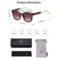 thumbnail image 5 of Gafas de sol SOJOS Classic Square Polarized UV400 Leopard, 5 of 5
