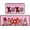 Pink Gnome Xoxo, variant on Valentines Day Kitchen Mat Set 2 Piece,Valentine''s Day Hello Valentine Love Forever Gnome Decorative Kitchen Rugs,Valentines Hearts Low-Profile Mats for Home Kitchen Decor 17"x48"+17"x30"