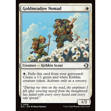 MtG Lorwyn Eclipsed Common Goldmeadow Nomad #18