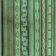 thumbnail image 1 of Ahgly Company Machine Washable Indoor Square Southwestern Turquoise Blue Country Area Rugs, 3' Square, 1 of 4