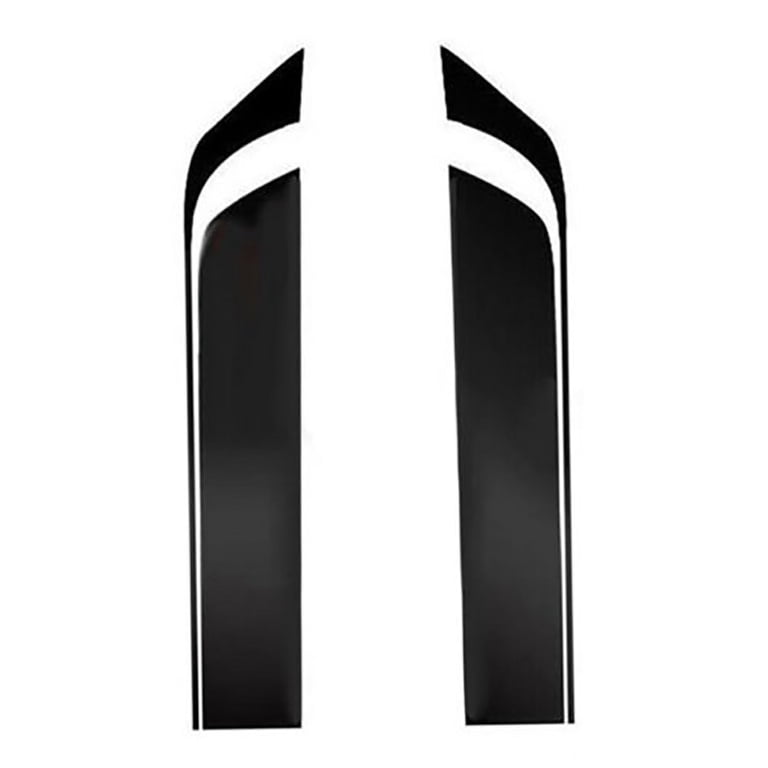 Buy 2 Pcs Black Universal Car Hood Sticker Self-Adhesive Vinyl Graphics
