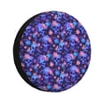 thumbnail image 1 of Balery Skull daisy purple Cubiertas para Neumáticos - Protector Resistente para Neumáticos de Camioneta, SUV, Remolque, Camper y RV-16 inch, 1 of 6