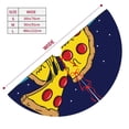 thumbnail image 3 of Sikiie PLANETA EN FORMA DE PIZZA 30-48 inches {designName} Print Christmas Tree Skirt Snowman Xmas Tree Skirt with Edge Christmas Decorations for Holiday Party-36", 3 of 7