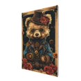 thumbnail image 2 of 8x12 inch Kids Room Decor Rose Punk Bear Canvas Painting,Room Decor Kid Room Accessory,Living Room,Study,Bathroom Apartment Wall Decor Posters & Prints,Funny Gift For Rose & Bear Enthusiast, 2 of 6