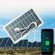 thumbnail image 5 of solar portátil con puerto USB 5V / 1A Kit de panel solar monocristalino a prueba de agua para banco de energía Teléfono Camping RV, 5 of 7