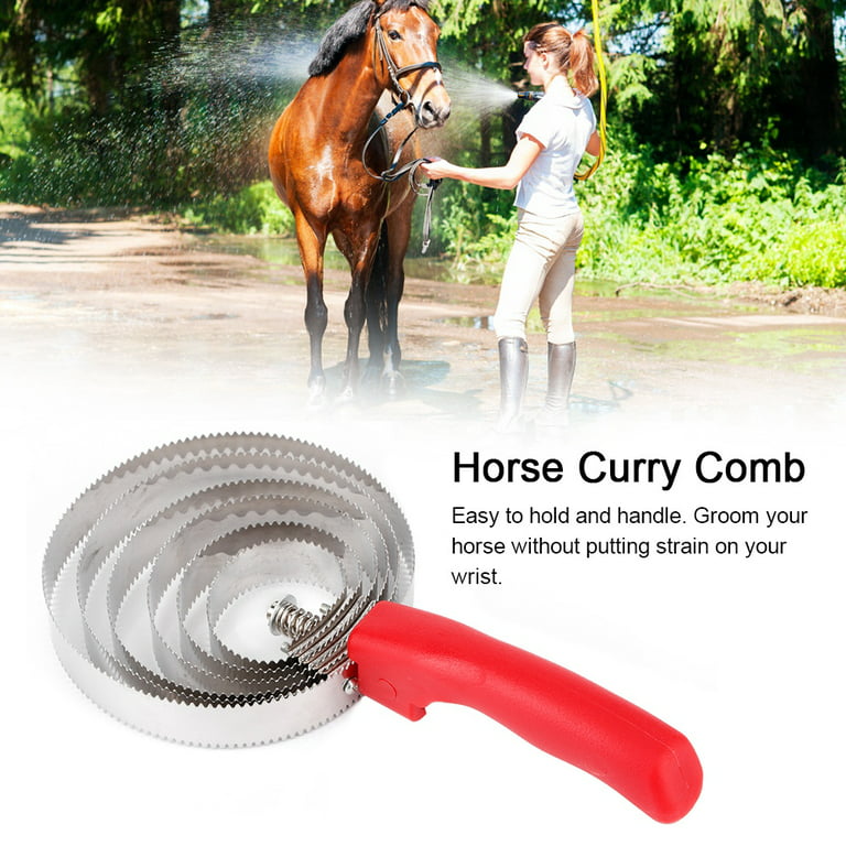 Kawell USA Copper Curry Horse Brush