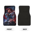 thumbnail image 2 of Saiise Chucky Print Universal Fit Carpet Floor Mats For SUV,Vans,Sedans,Trucks,Set of 4pcs, 2 of 7