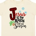 thumbnail image 4 of Inktastic Jesus is the Reason for the Season Pinecone and Snowflakes Boys or Girls Toddler T-Shirt, 4 of 5