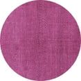 thumbnail image 1 of Ahgly Company Indoor Round Abstract Purple Modern Area Rugs, 4' Round, 1 of 4