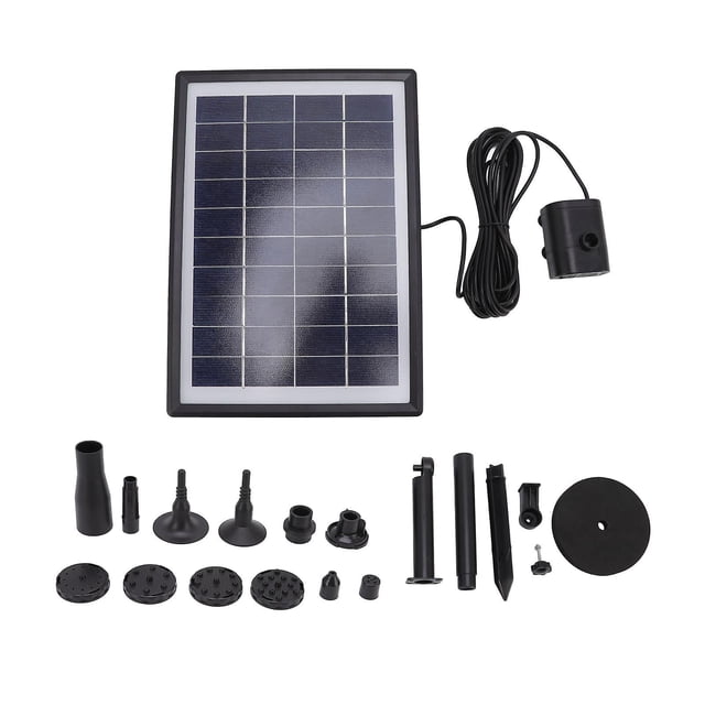 10V Solar Birdbath Fountain Pump, Mini Garden Fountain, Outdoor Pool Bird Feeder_Perfect Gift