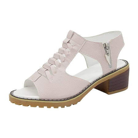

Flip Flops Sandals for Women with Arch Support for Comfortable Walk Summer Wedge Sandal Slip On Platform Sandals Shoes Beige 6
