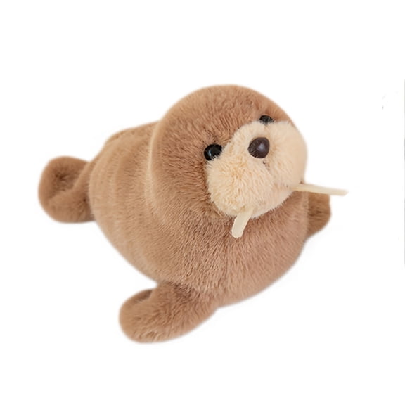 Cute Seal Lifelike Grey Sea Lion Ocean Animal Soft Stuffed Doll HOT INS Plushie Gifts