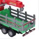 thumbnail image 2 of Grue de transport de bois 1:32 en alliage, simulation de camion forestier avec son et lumière pour enfants et tout-petits, vert, 2 of 4