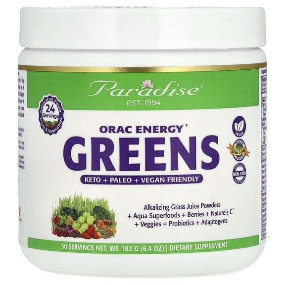 Orac Energy Greens By Paradise Herbs - 6.4 Ounces