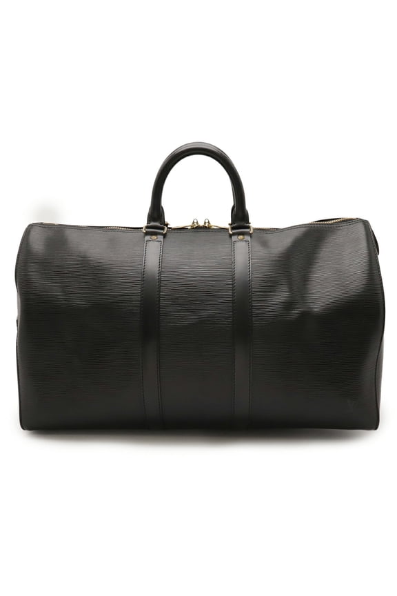 Pre-Owned LOUIS VUITTON Epi Leather Keepall 45 Boston Bag/Travel Bag in Black (M59062) (Good)